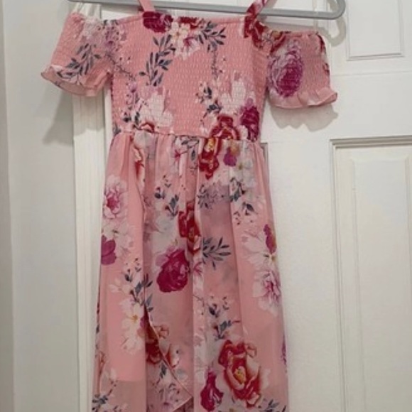 Cute pink tropical summer dress💕☀️ - Picture 2 of 2